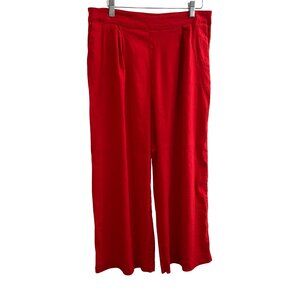 ANTONIO MELANI Red Wide Leg Pants